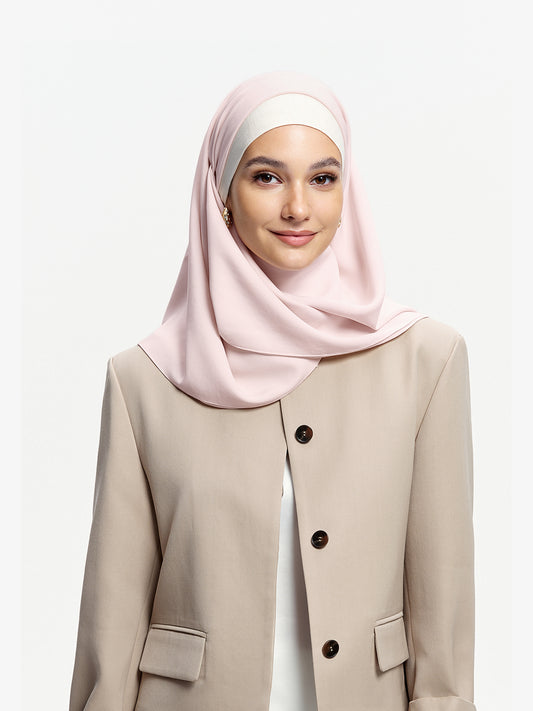 Grace Structured Triacetate Bawal-Light Pink