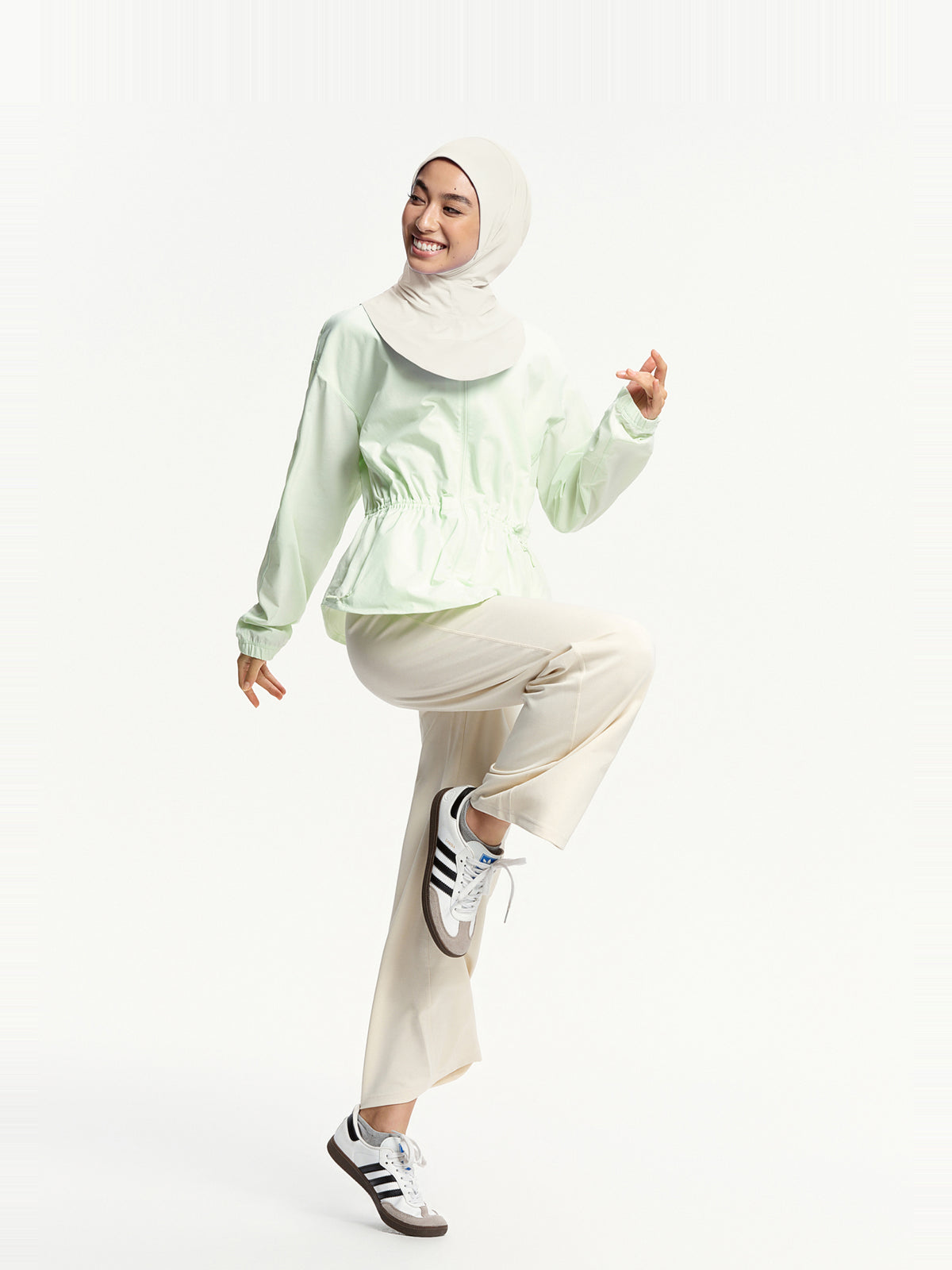 Cool Instant Sports Hijab Active-Beige Apricot