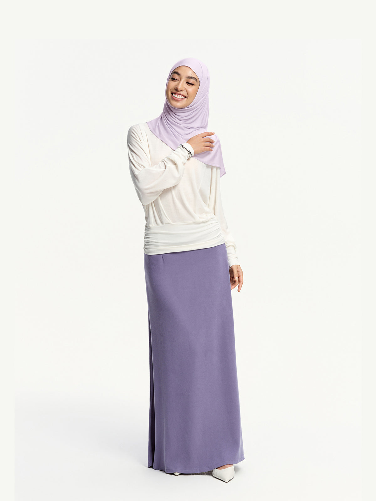CloudFlow Lightweight Tencel Shawl- Light Pink