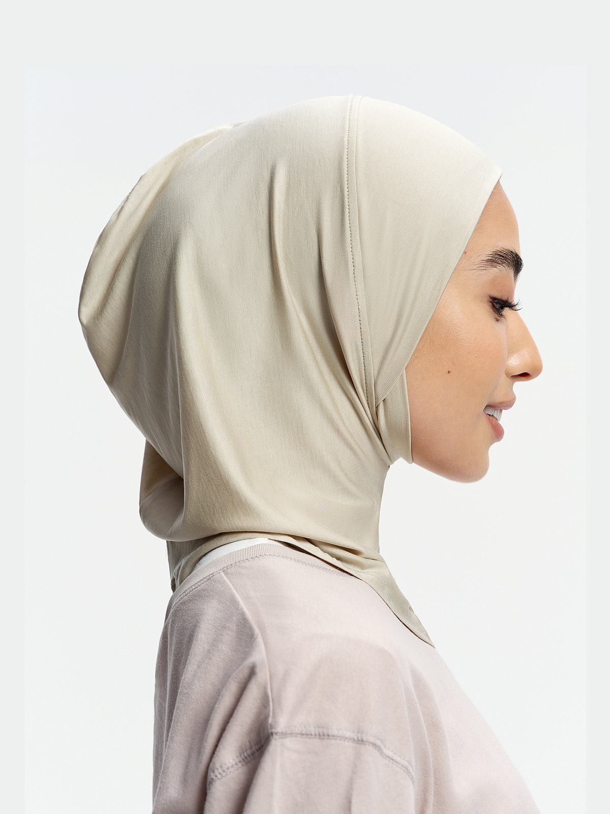Anak Tudung Penutup Leher CoolTouch- Khaki