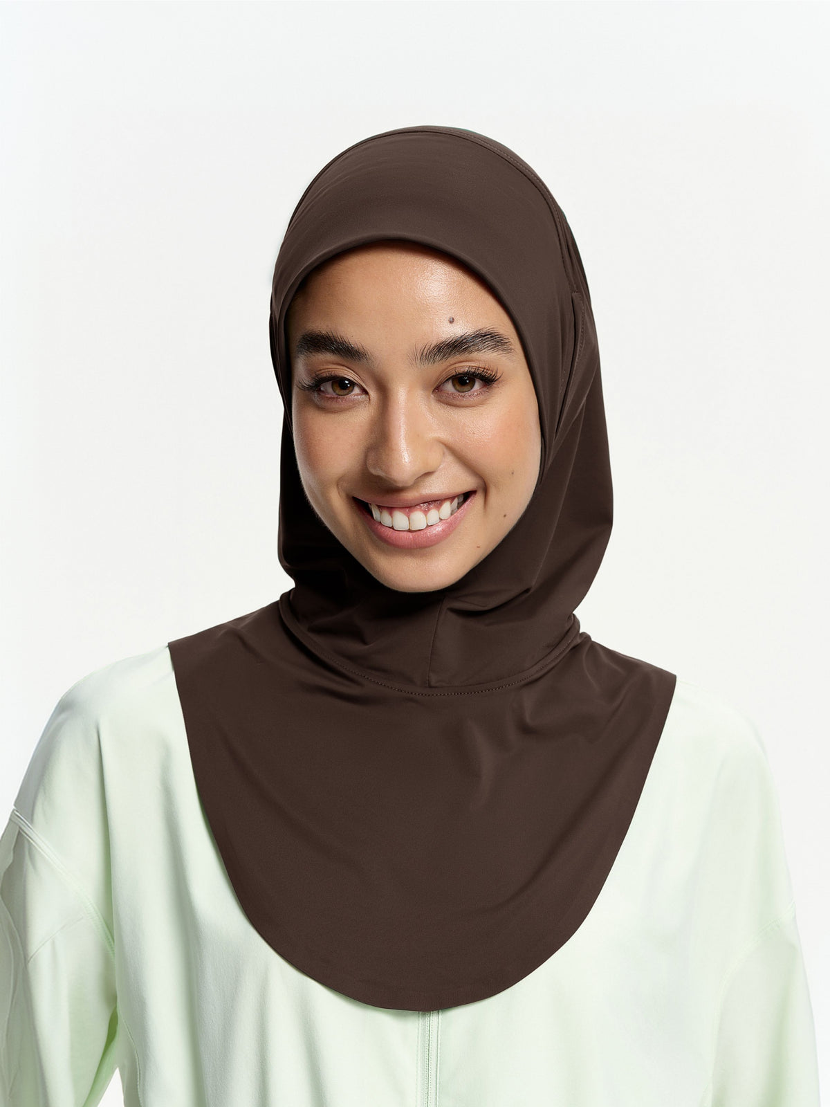 Tudung Sukan Segera Menyejukkan Active-Coklat Gelap