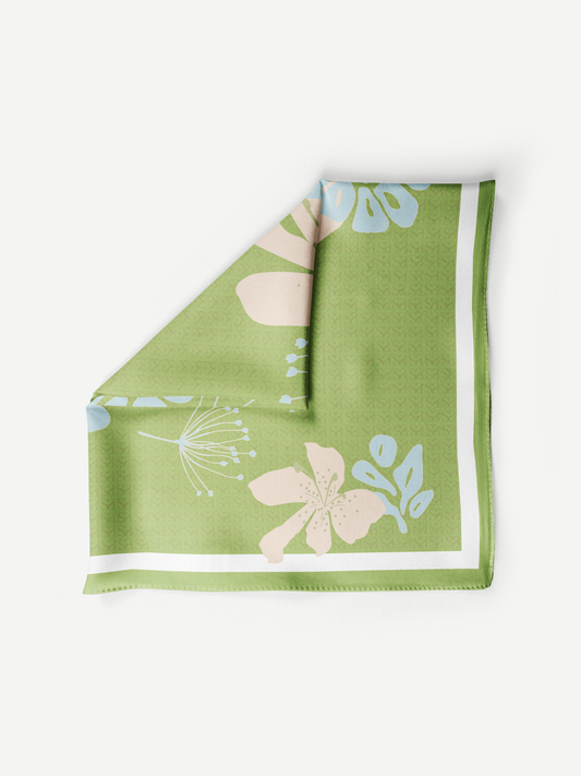 Bawal SQUARE Lily Whisper- Hijau
