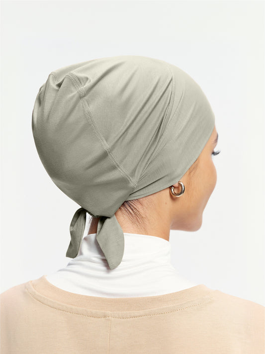 CoolTouch Tie-Back Inner Cap-Grey Green