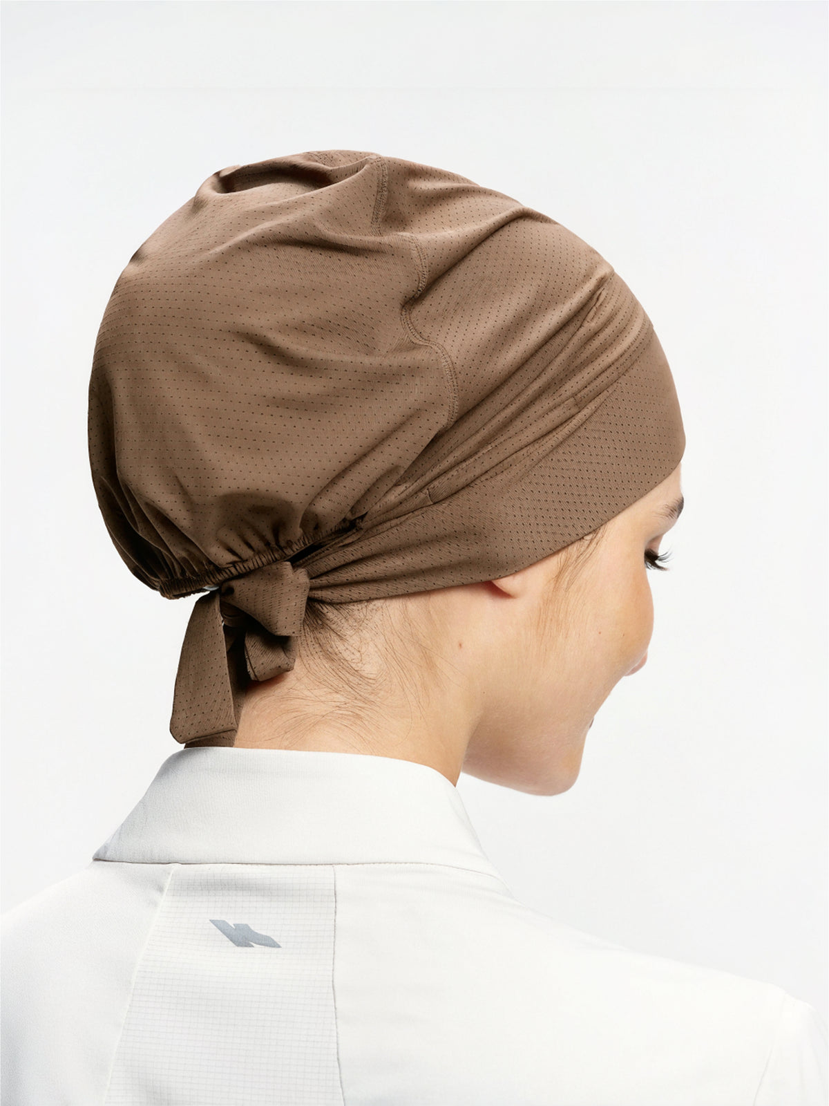 Anak Tudung Sukan Ikat Belakang Fleksibel ActiveCap- Perang Gelap