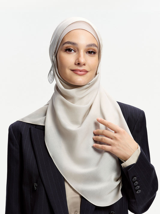 Selendang Tencel 100% AirVeil- Kelabu Muda