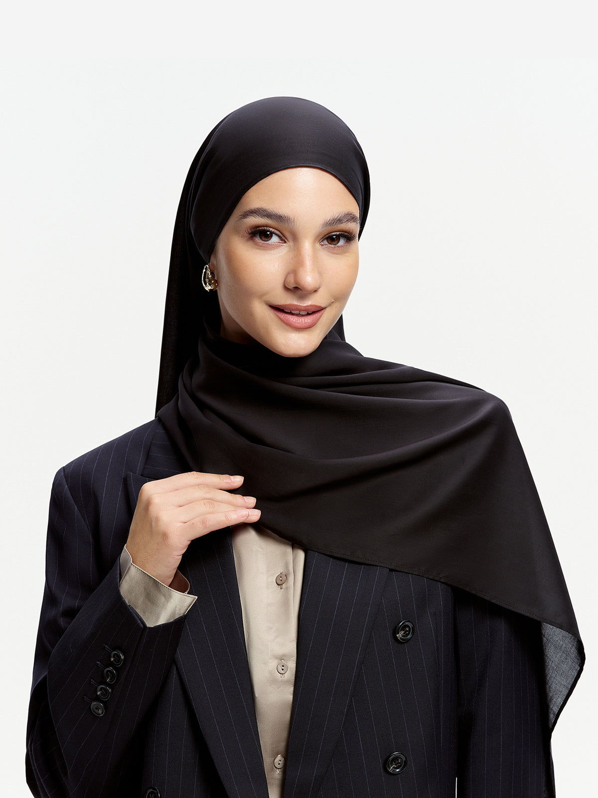 AirVeil 100% Tencel Bawal-Black