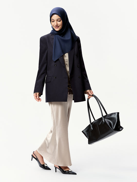 Bawal AirVeil 100% Tencel-Biru Laut