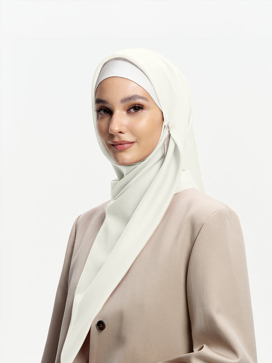 AirVeil 100% Tencel Bawal-Cream White