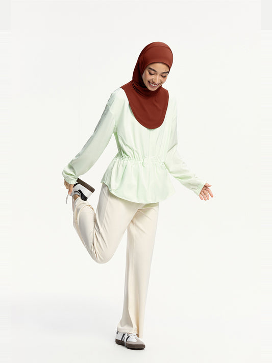Tudung Sukan Segera Menyejukkan Active-Merah Wain