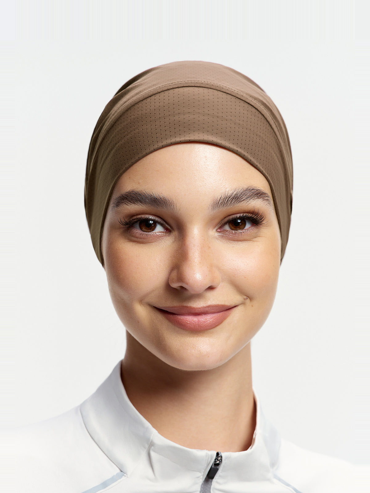 Anak Tudung Sukan Ikat Belakang Fleksibel ActiveCap- Perang Gelap