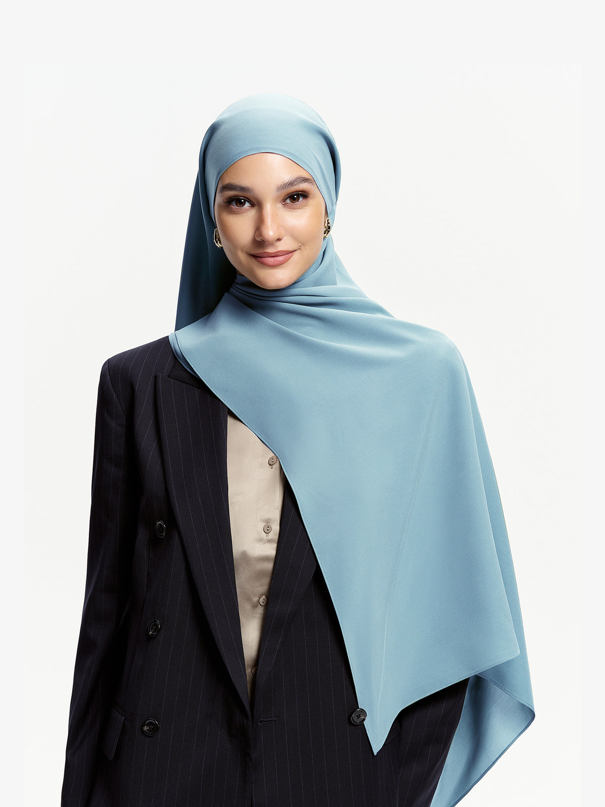 Bawal Triasetat Berstruktur Grace-Biru