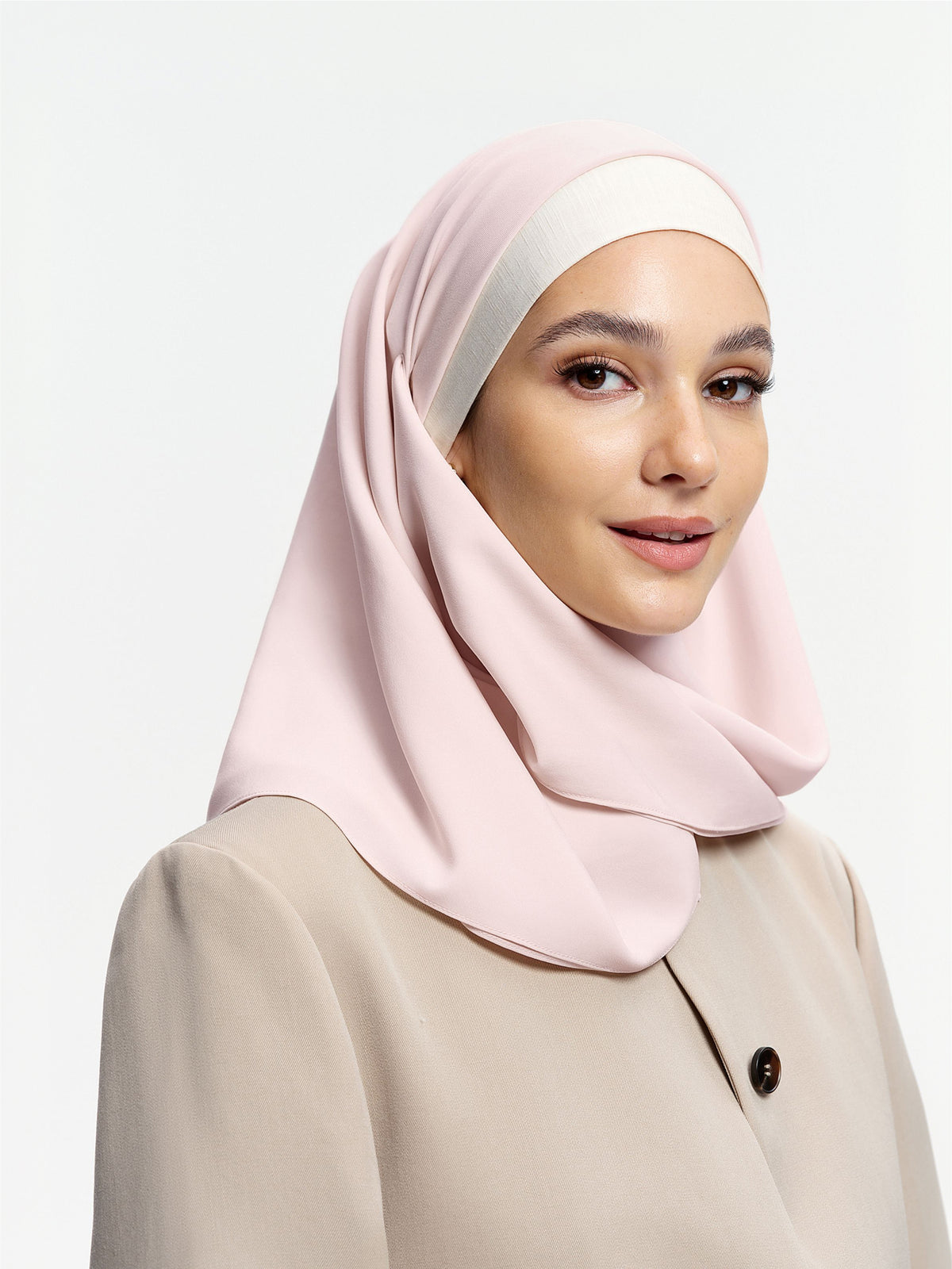 Grace Structured Triacetate Bawal-Light Pink