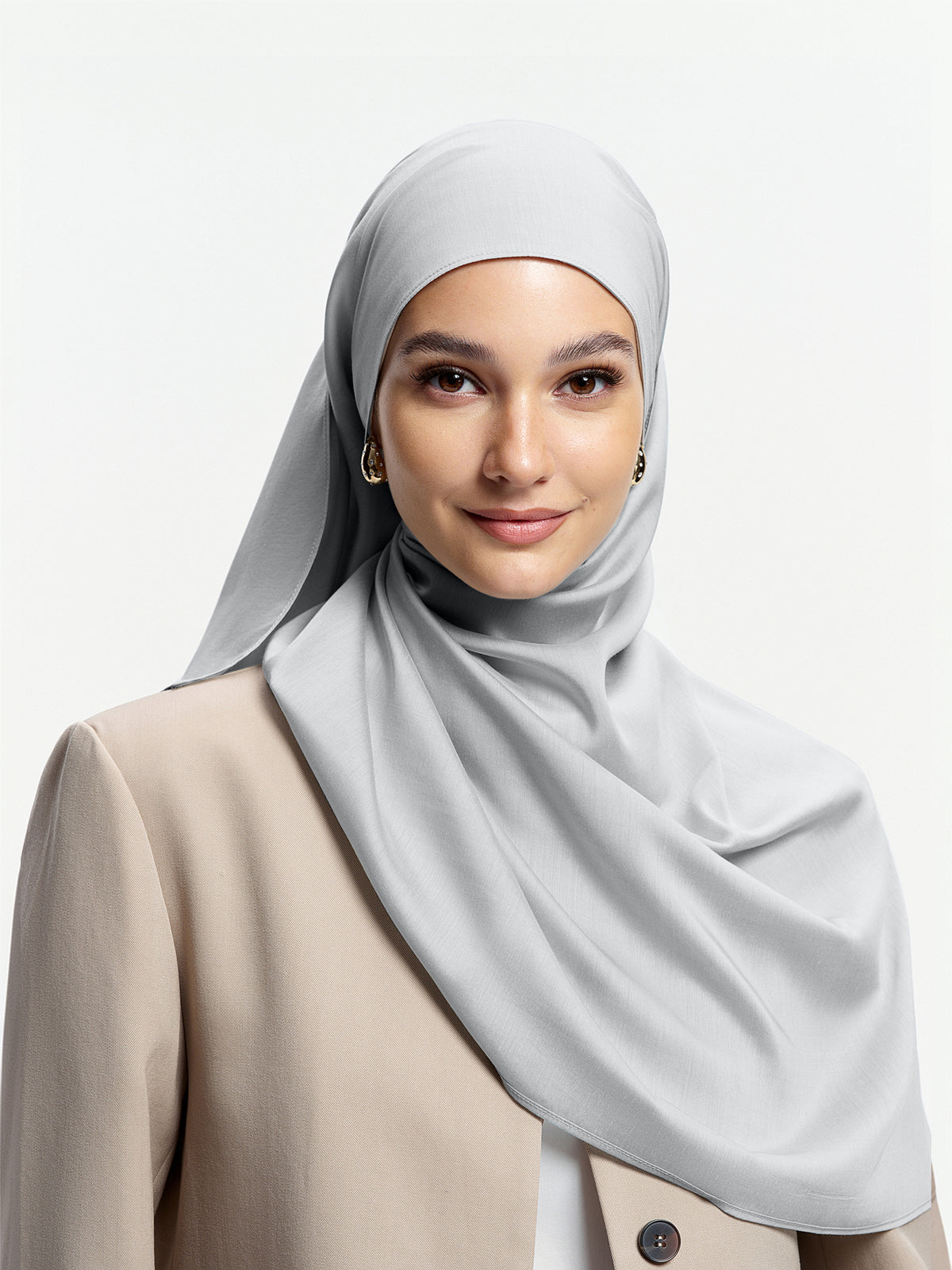 Pearl Light Shawl-Light Grey