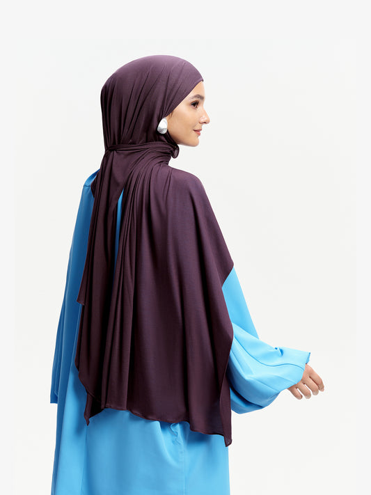 CloudFlow Lightweight Tencel Shwal-Plum Purple
