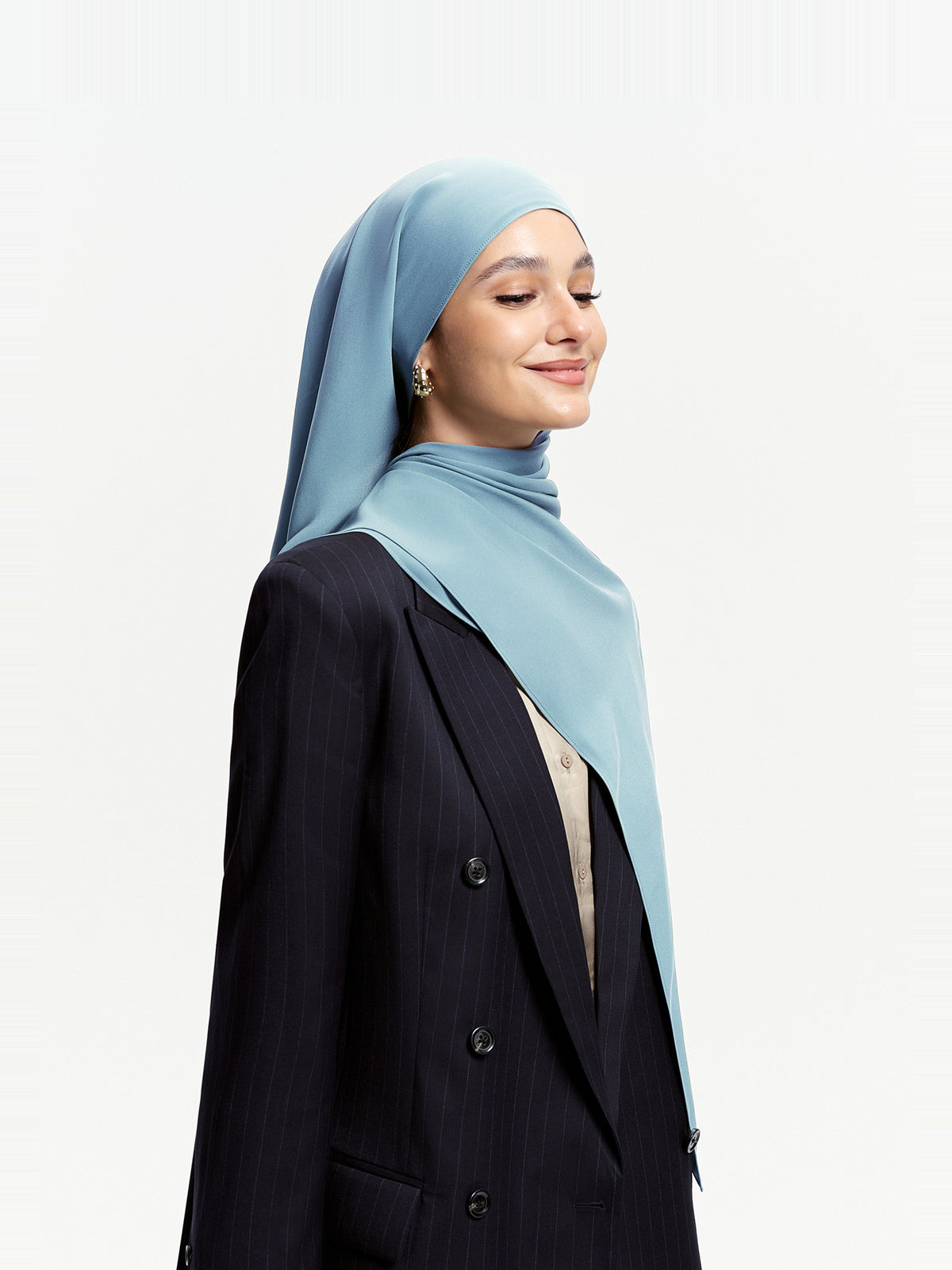 Bawal Triasetat Berstruktur Grace-Biru