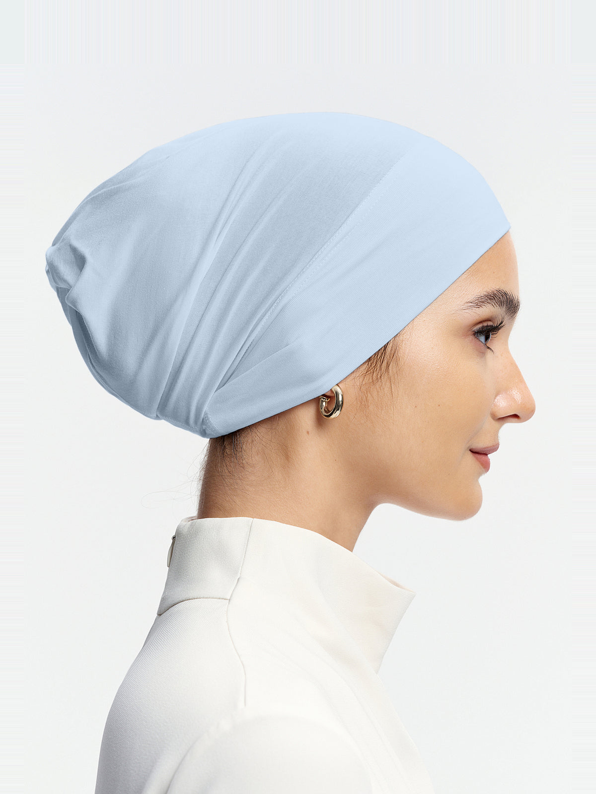 Anak Tudung Sarung CoolTouch- Biru Muda