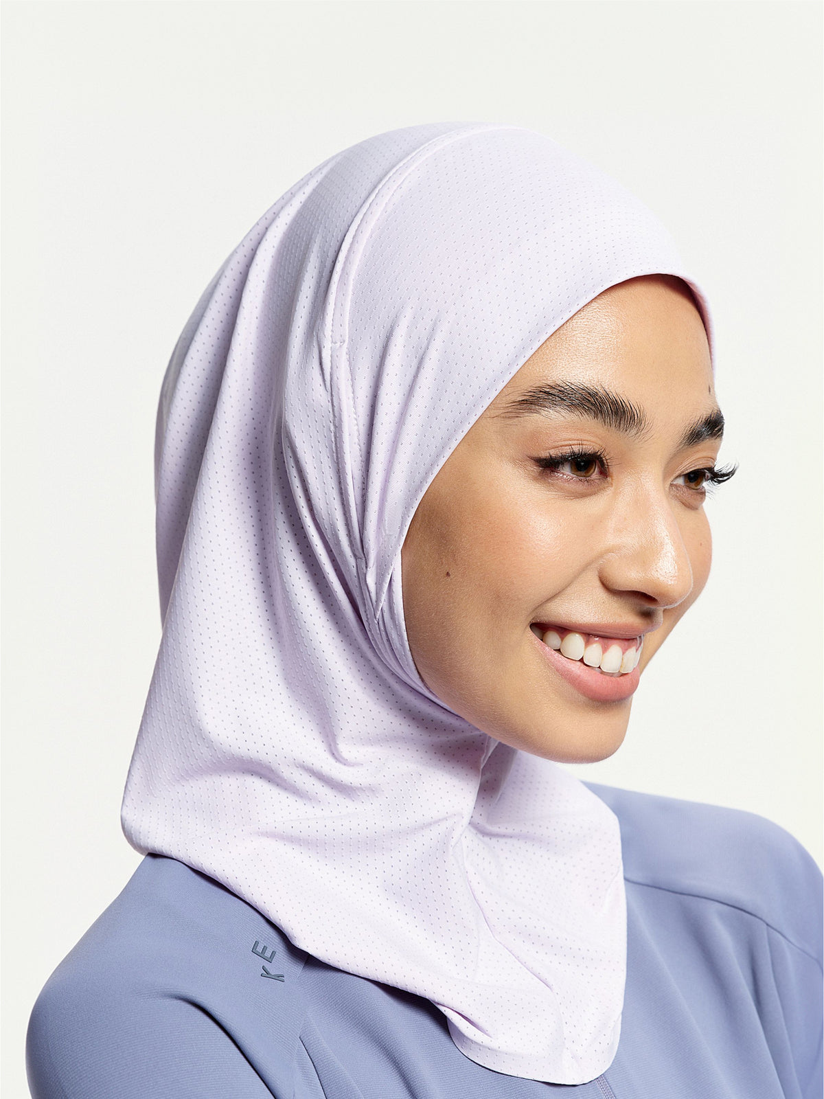 Tudung Sukan Penutup Leher Active Breathe-Ungu Keladi