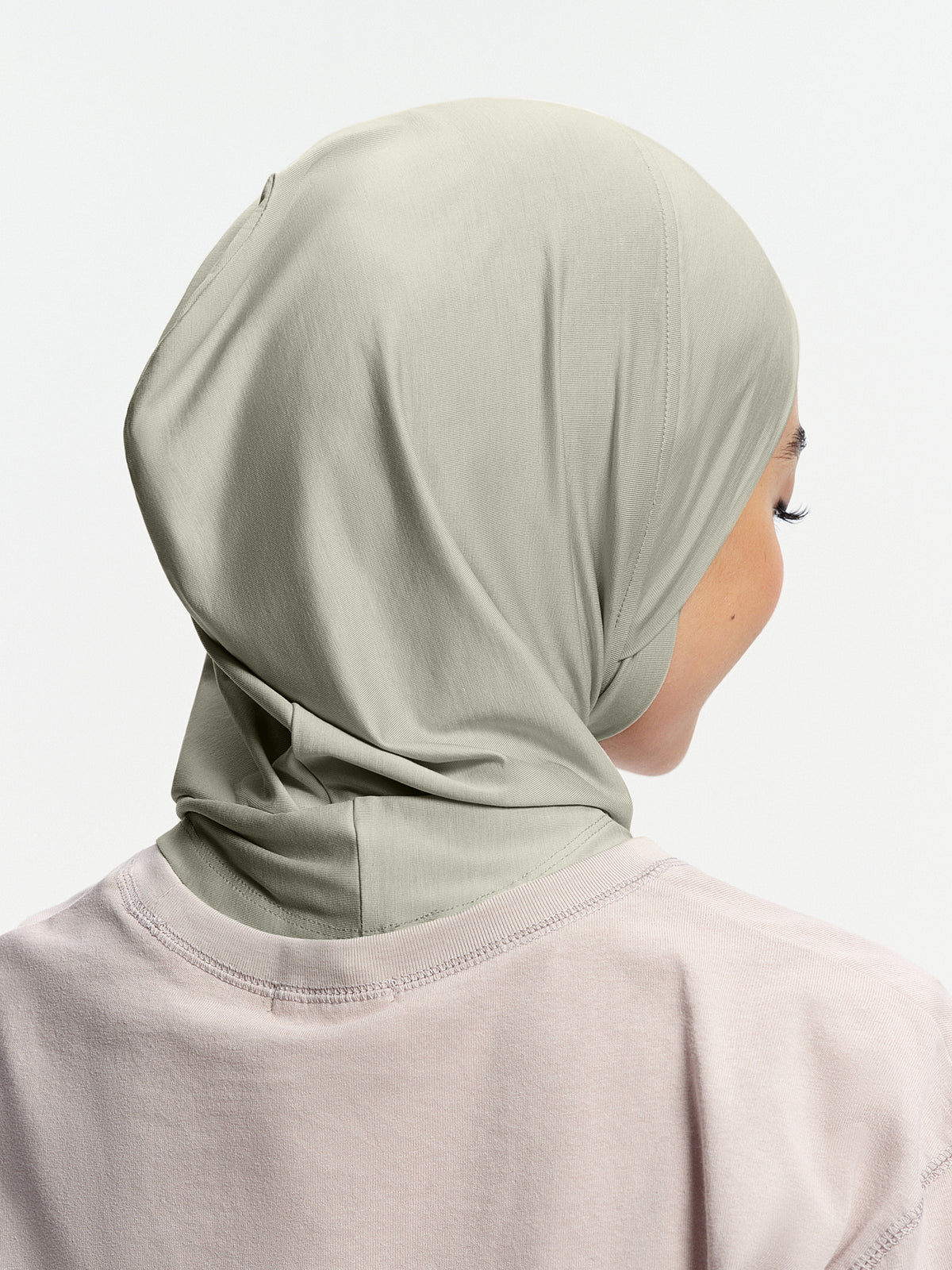 Anak Tudung Penutup Leher CoolTouch- Hijau Kelabu
