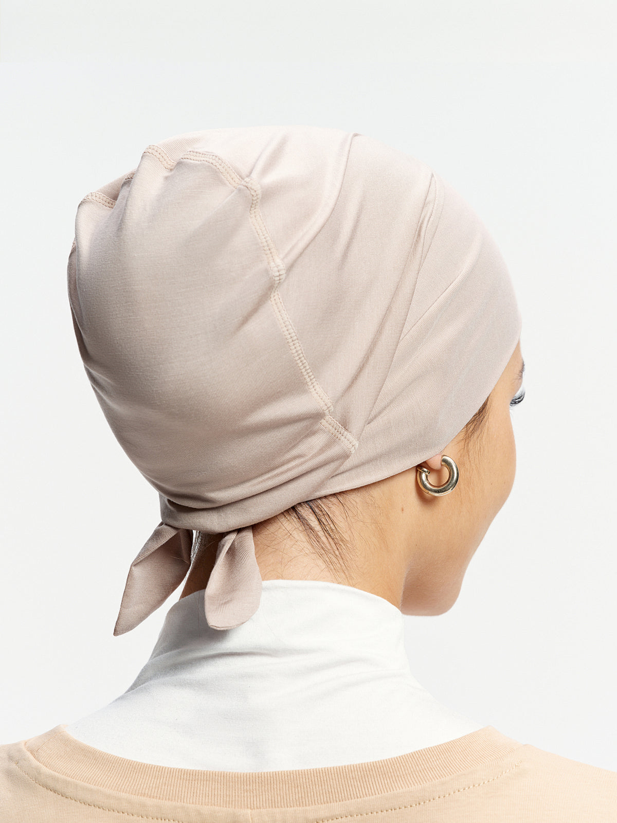 CoolTouch Tie-Back Inner Cap-Khaki