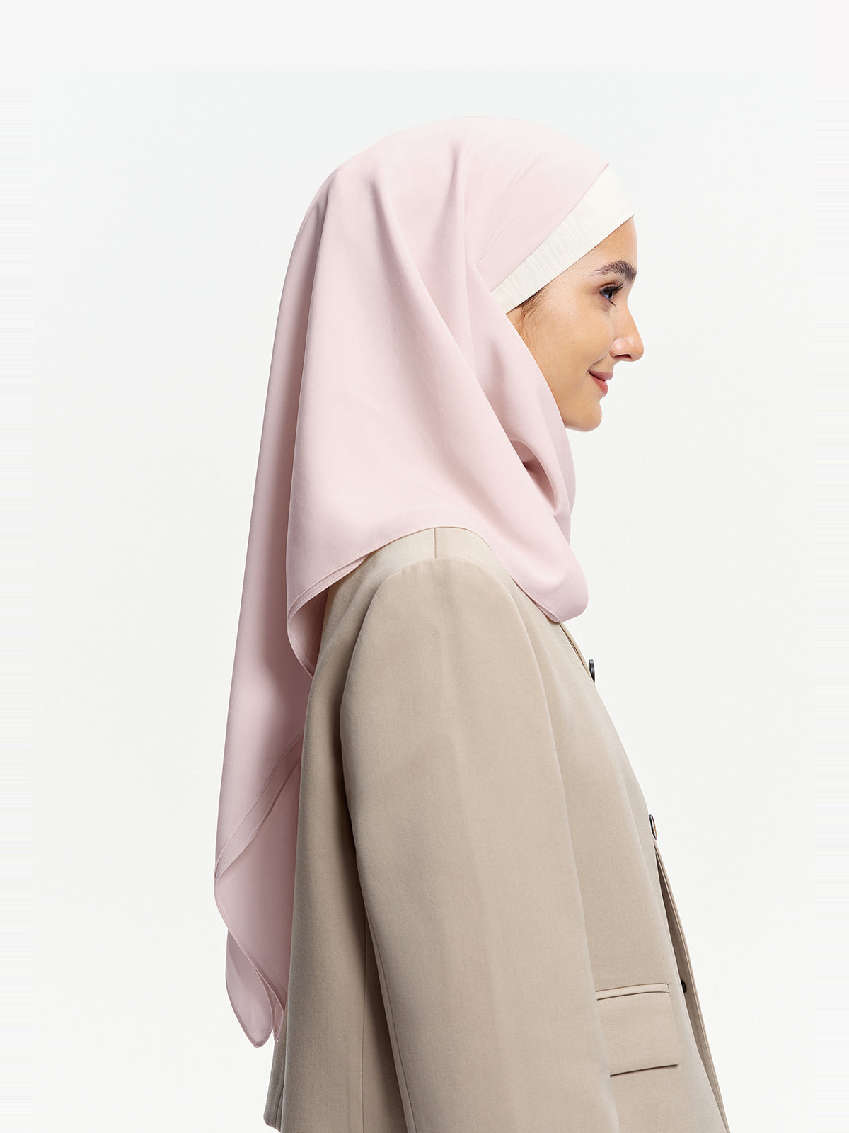 Grace Structured Triacetate Bawal-Light Pink