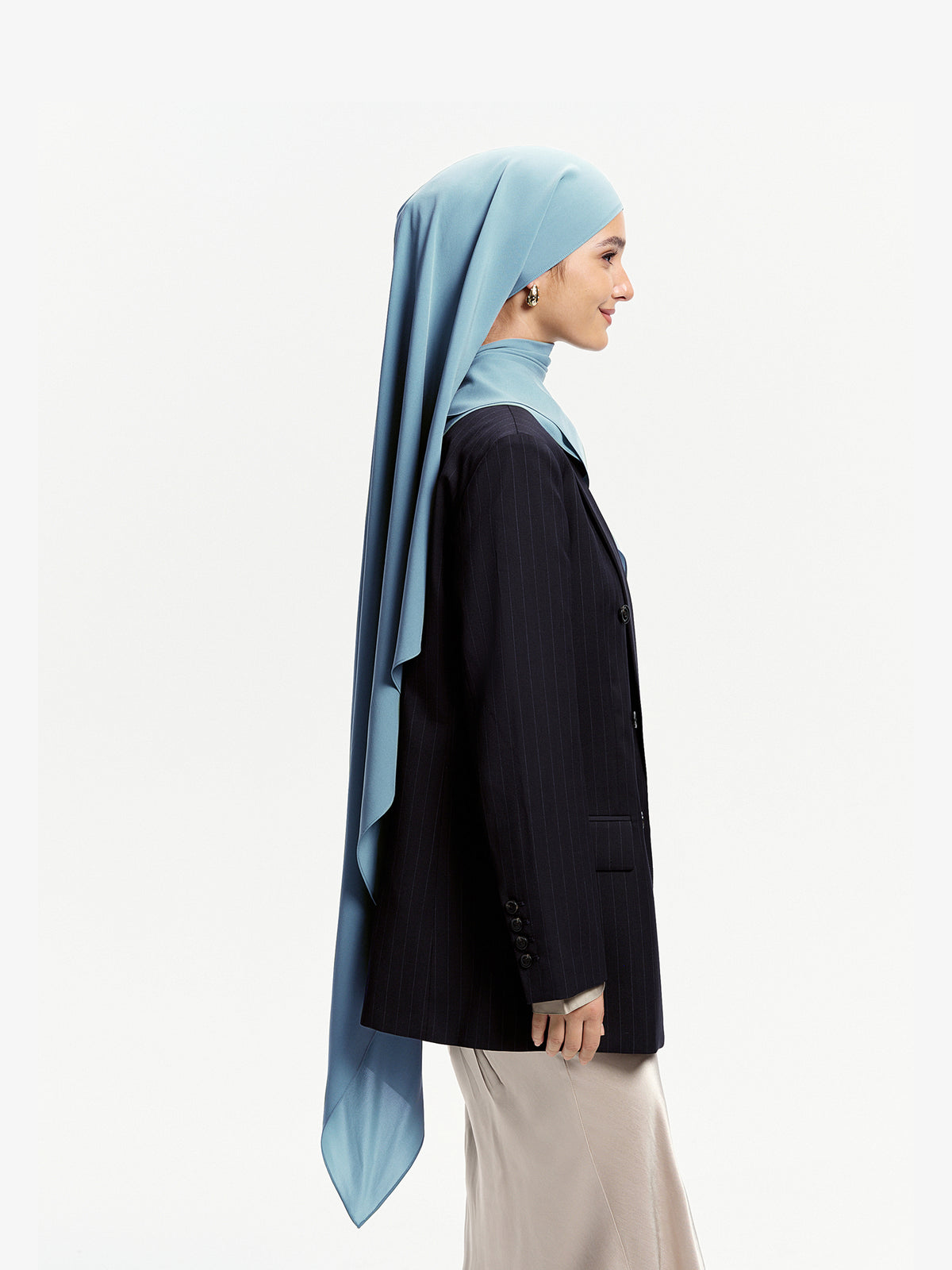 Bawal Triasetat Berstruktur Grace-Biru