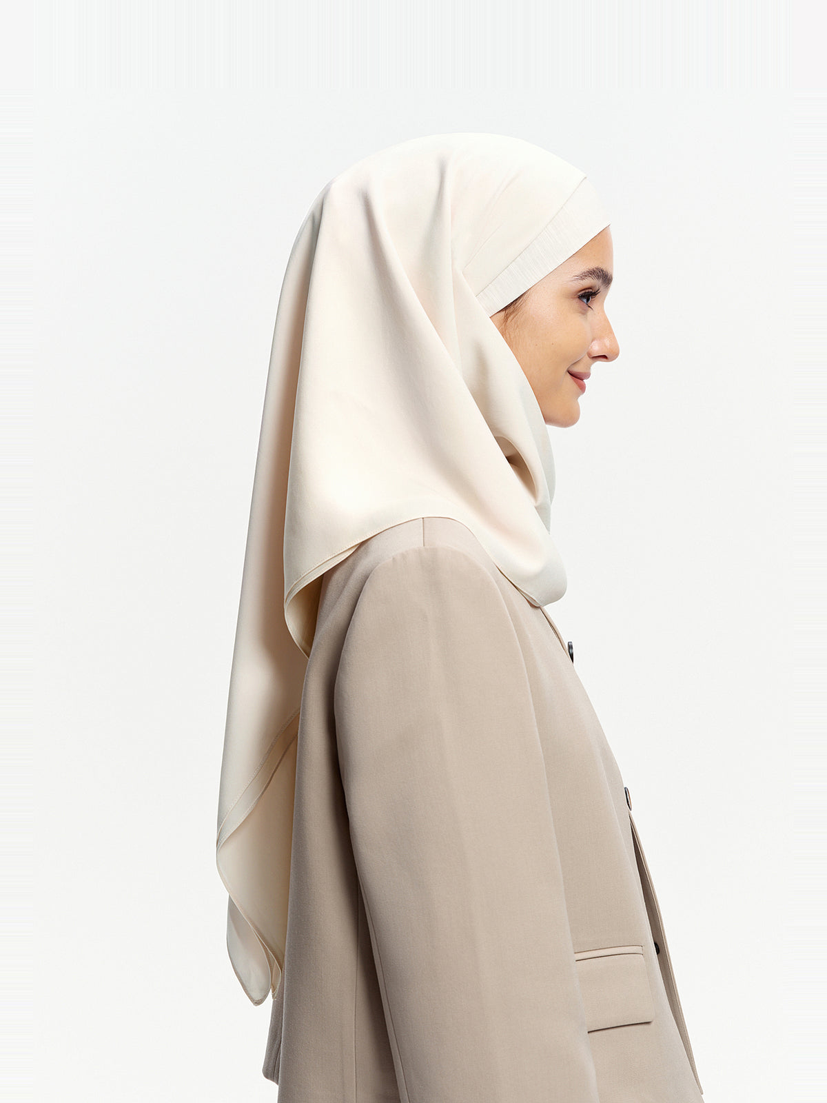 Bawal Triasetat Berstruktur Grace-Aprikot Susu