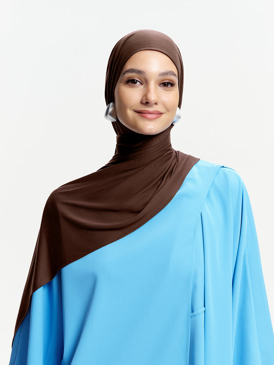 CloudFlow Lightweight Tencel Shawl- Deep Burgundy