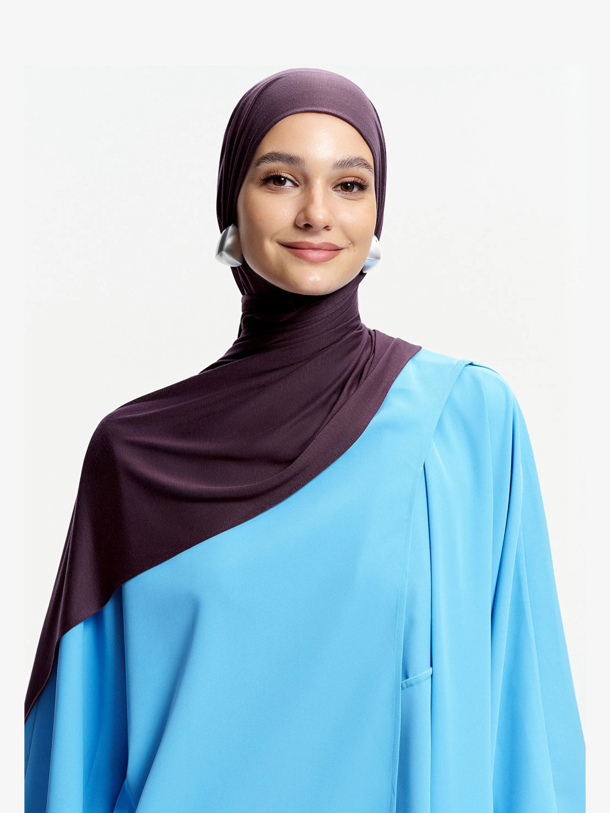CloudFlow Lightweight Tencel Shwal-Plum Purple