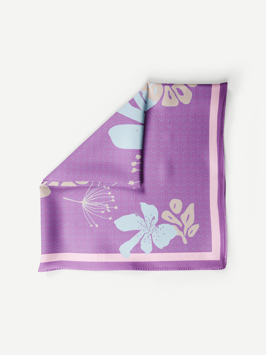 Lily Whisper SQUARE Bawal-Purple