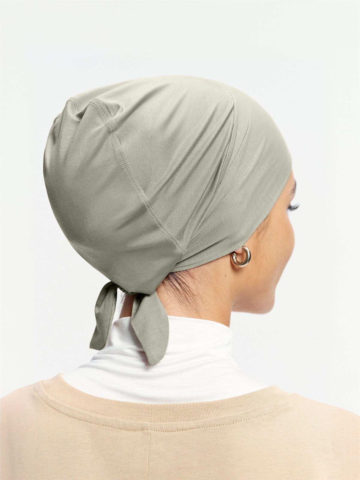 CoolTouch Tie-Back Inner Cap-Grey Green