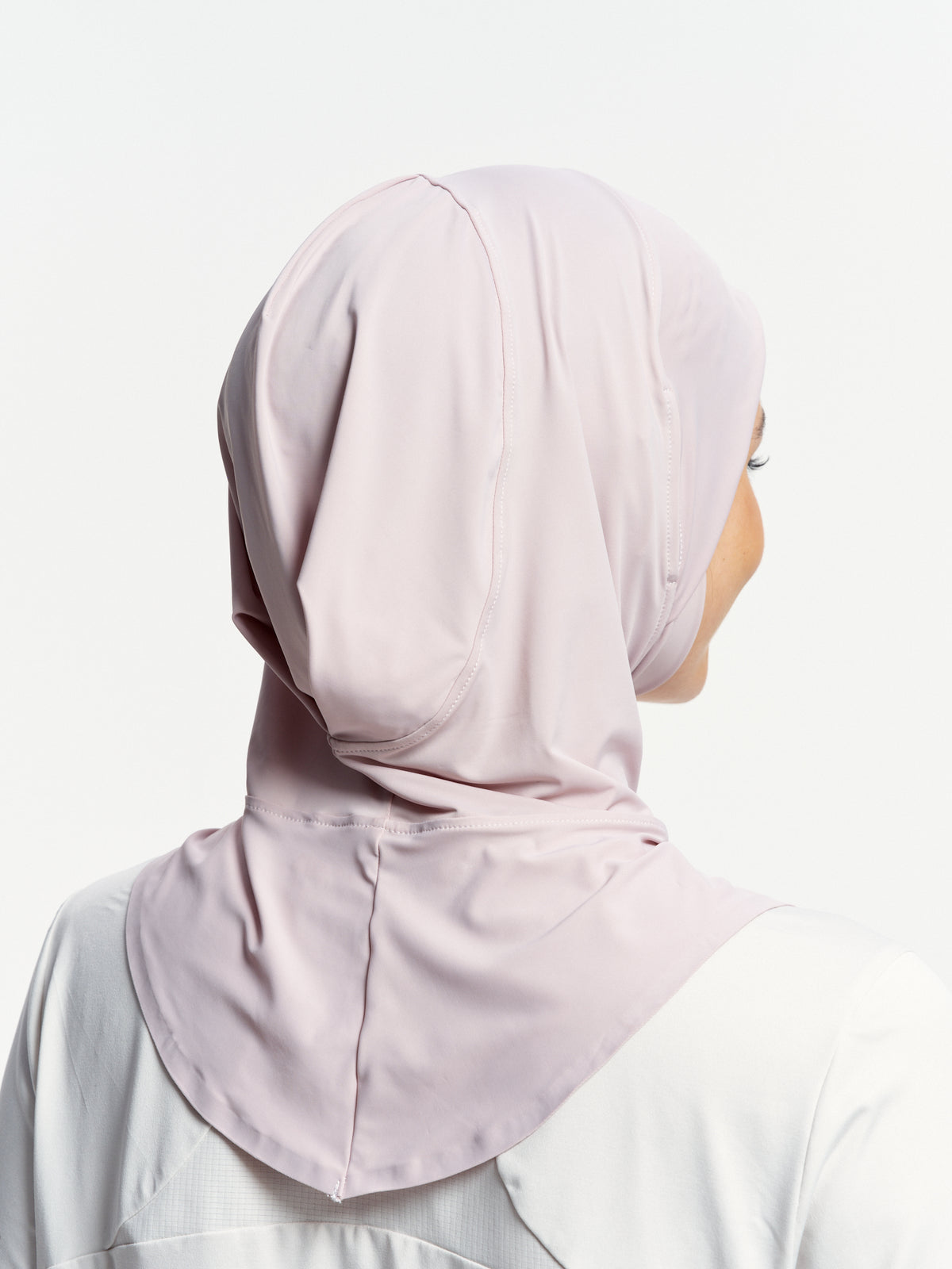 Cooling Sports Hijab with Neck Cover-Mauve Purple