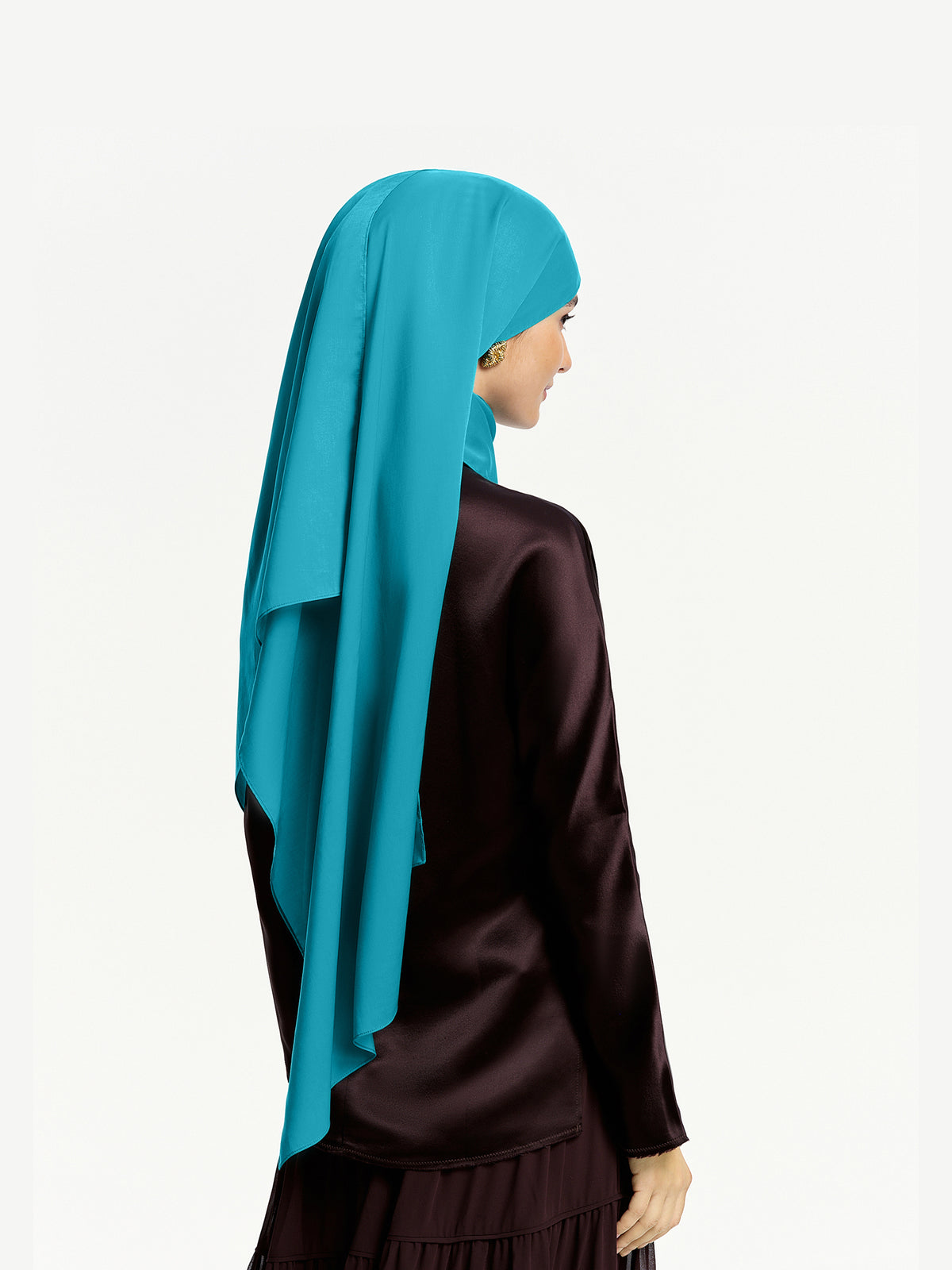 Selendang Tencel 100% AirVeil- Biru Air Tasik