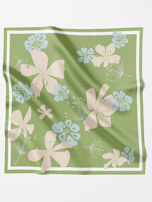 Bawal SQUARE Lily Whisper- Hijau