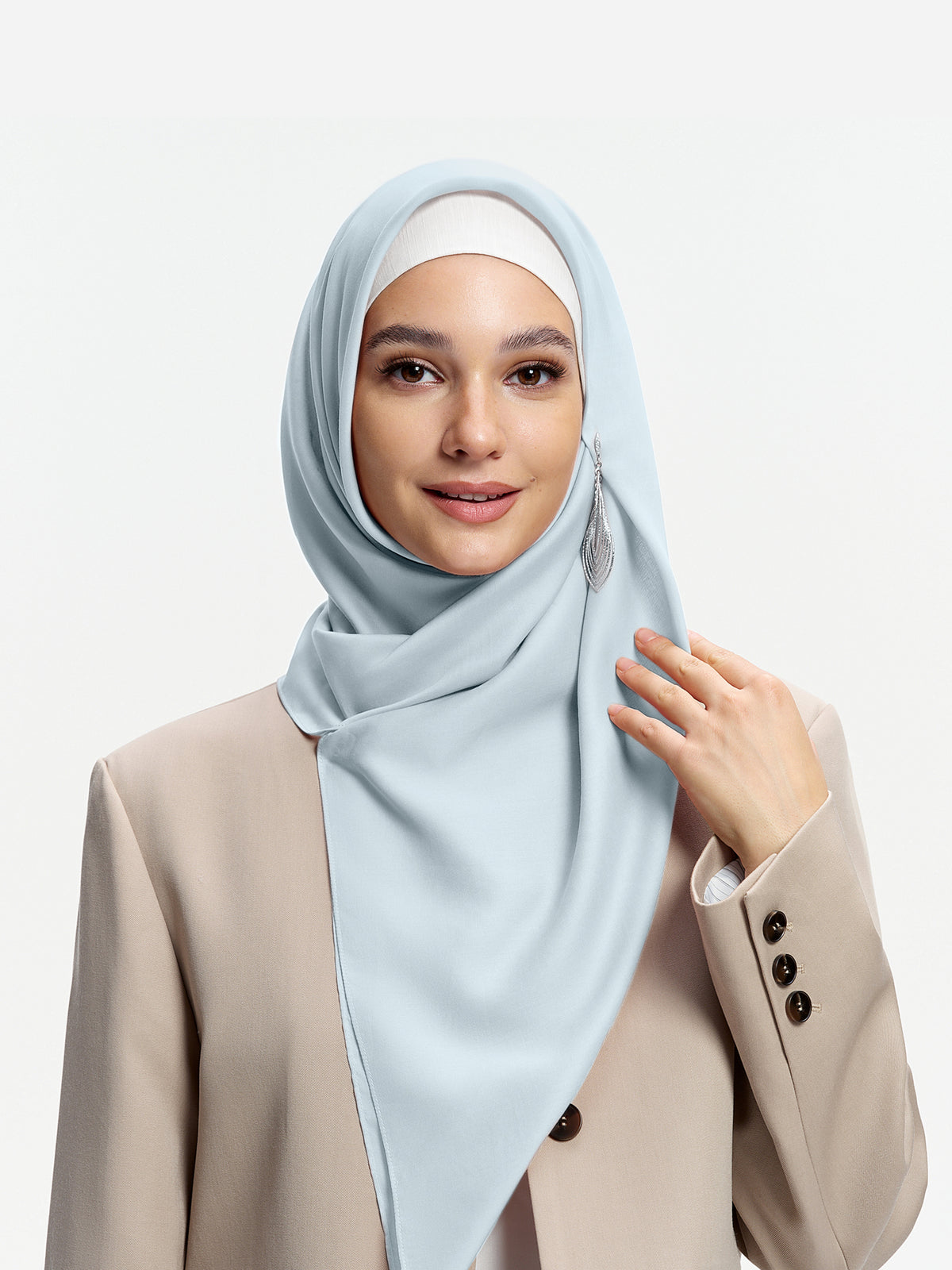 Bawal Tencel 100% AirVeil-Biru Muda