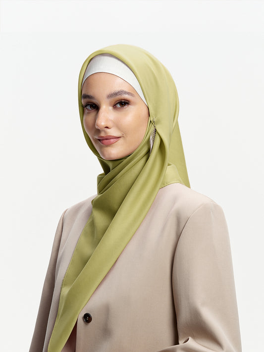 Bawal Tencel 100% AirVeil-Hijau Lembut