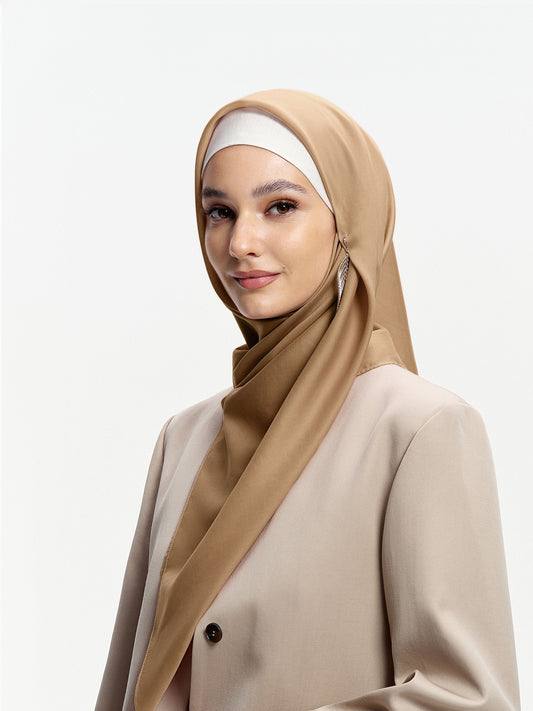 Bawal Tencel 100% AirVeil-Coklat