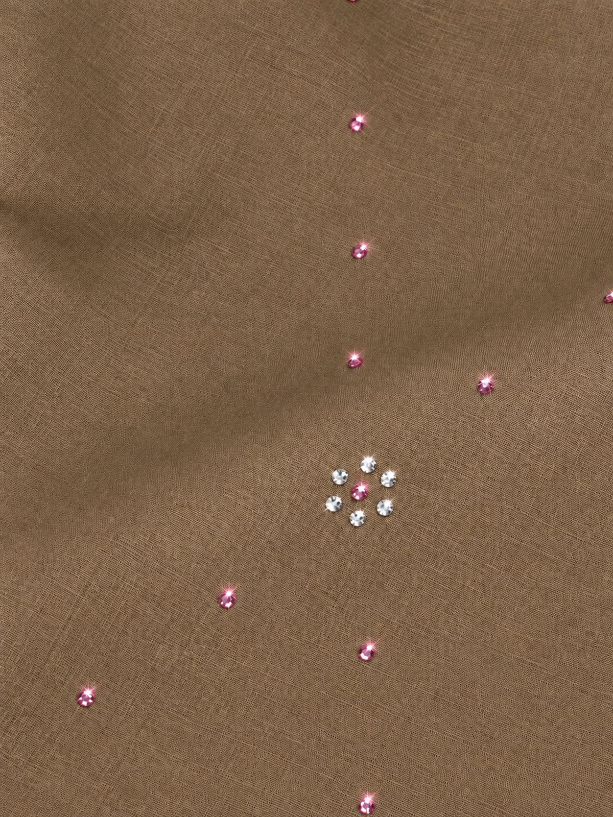 Starlight Lattice Shawl – Cocoa Brown