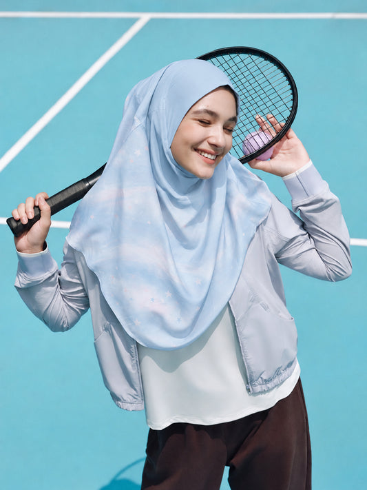 Hijab Sukan Balutan Active Wrap Langit Berbintang
