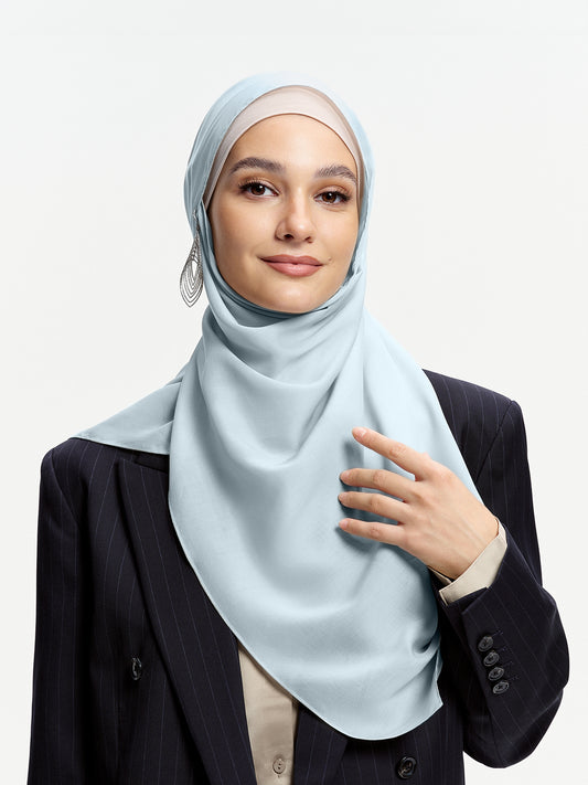 Selendang Tencel 100% AirVeil- Biru Muda