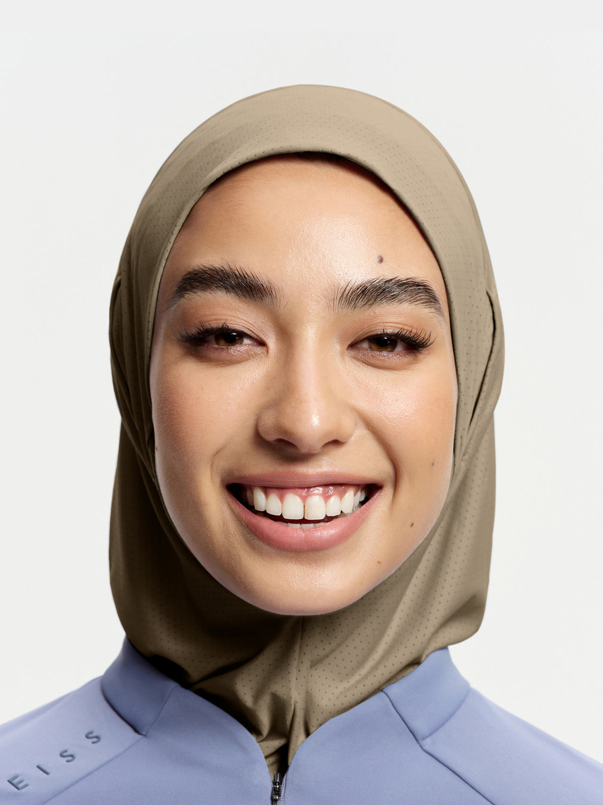 Hijab Sukan Penutup Leher Active Breathe-Aprikot Susu
