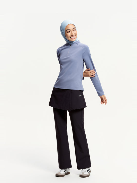 Hijab Sukan Penutup Leher Active Breathe-Biru Muda